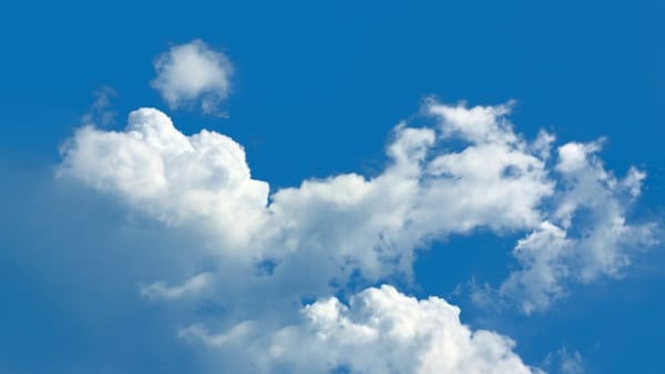 Photo of clouds shows the shifting and dispersal of chronic pain by using techniques pioneered by Dr. John Sarno.